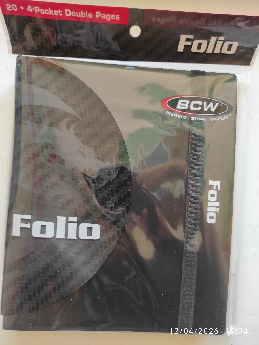 Carpeta 4 espacios BCW FOLIO