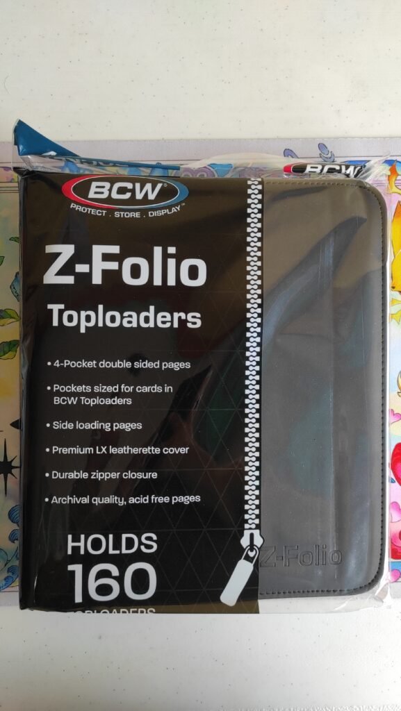 Z-FOLIO Top Loader 4 pocket BCW