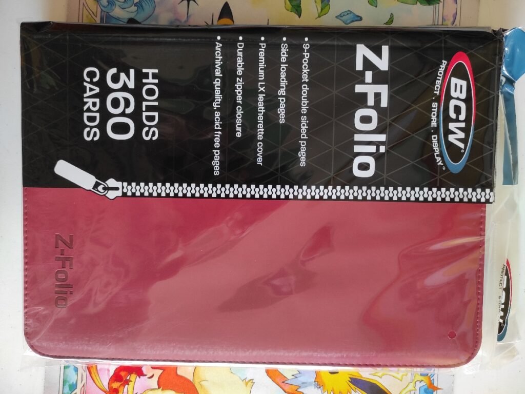 Carpeta 9 espacios BCW Z-FOLIO Red