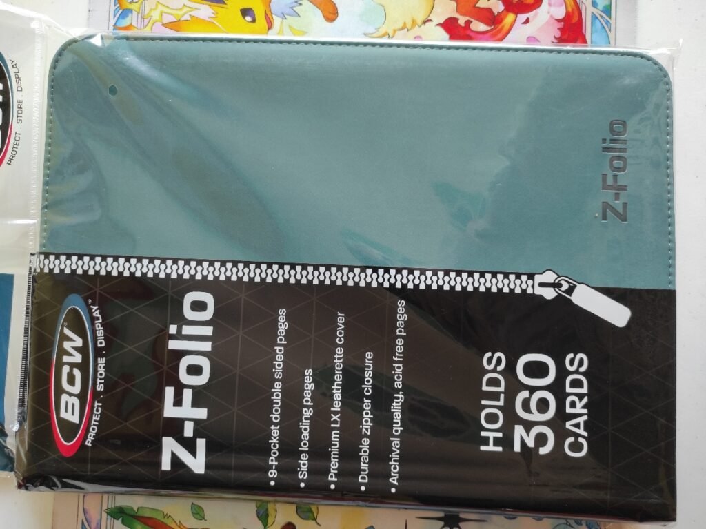Carpeta 9 espacios BCW Z-FOLIO Teal