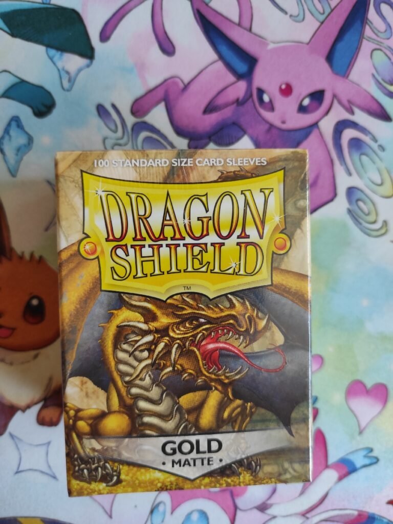 Micas Dragón Shield Gold Matte 100pz