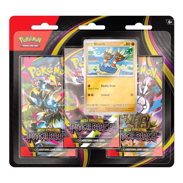 Pitch Black 3-Pack Blister