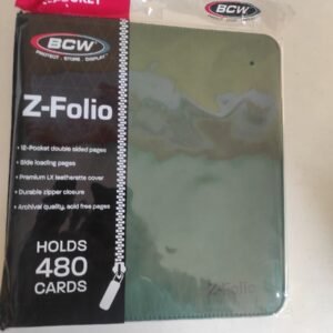 Carpeta 12 espacios BCW Z-FOLIO Green