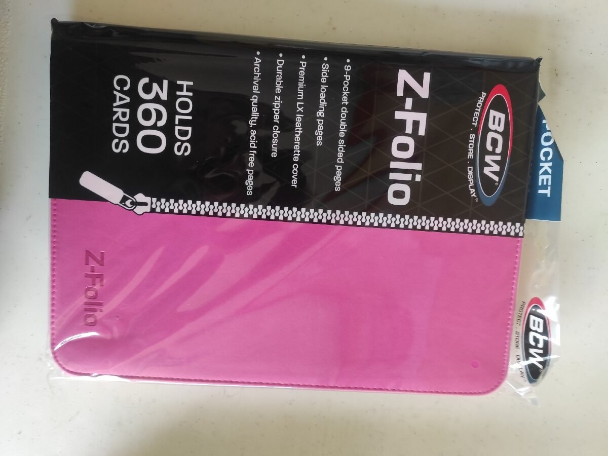 Carpeta 9 espacios BCW Z-FOLIO Pink