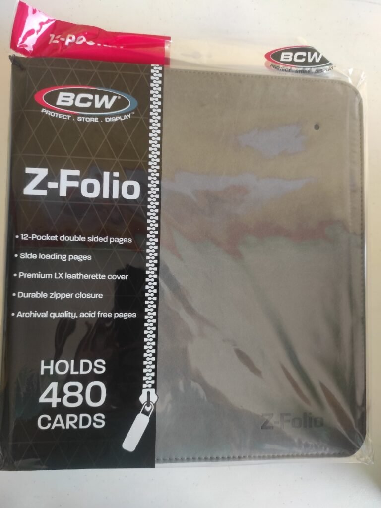 Carpeta 12 espacios BCW Z-FOLIO Gray