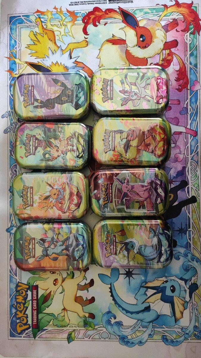 Prismatic Evolutions Minitin Display